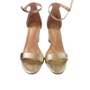 MADDEN GIRL BEELLA Gold Heels · Size 9.5